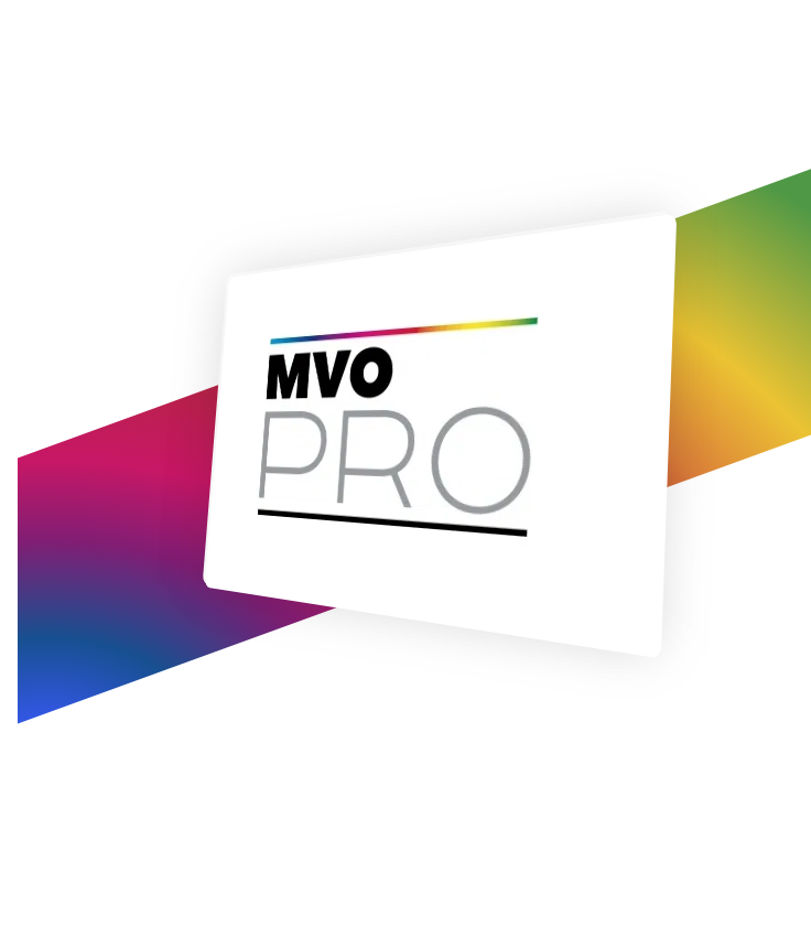 MVO Pro logo met thema